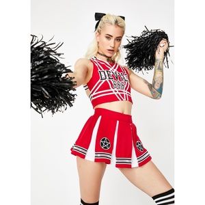 Devil Cheerleader Costume (w/tags)